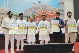 ಜಿಲ್ಲಾ ಉಸ್ತುವಾರಿ ಸಚಿವರಿಂದ ಯುವನಿಧಿ ಯೋಜನೆಯ ನೋಂದಣಿ  ಅಭಿಯಾನದ ಪೋಸ್ಟರ್ ಬಿಡುಗಡೆ